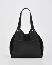 Cobb & Co - Phoenix Suede & Metallic Contrast Tote