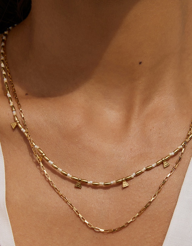 Arms Of Eve - Natalia Gold Necklace - Vanilla