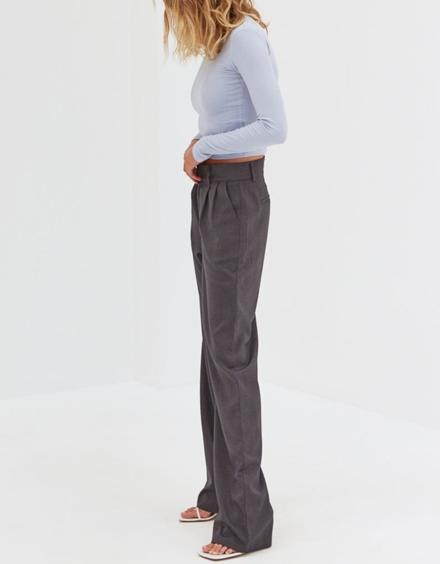 Style Addict - Wool Malene Pants - Grey