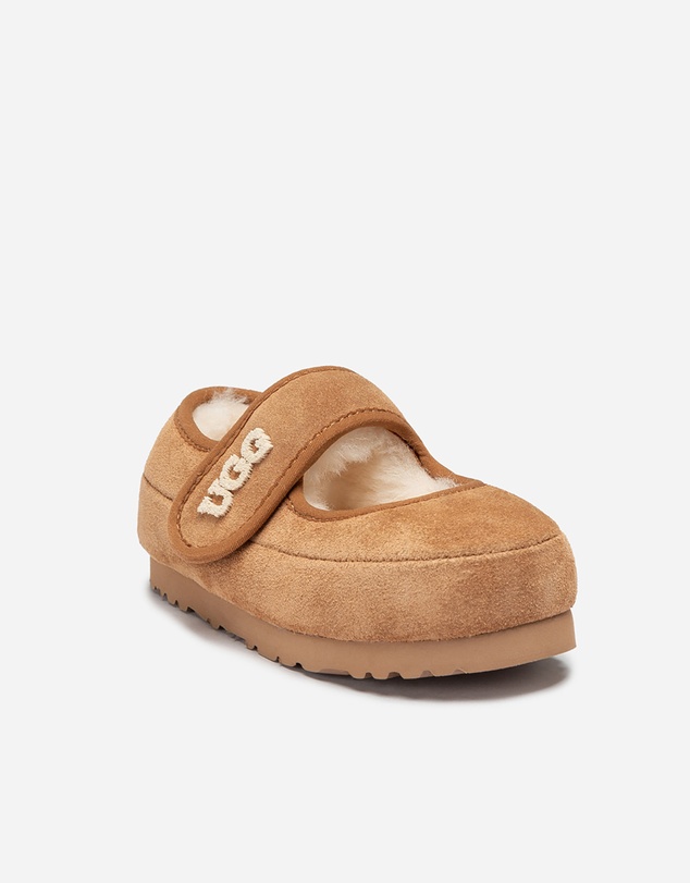 Ozwear Connection Uggs - Ugg Logo Kids Mary Jane