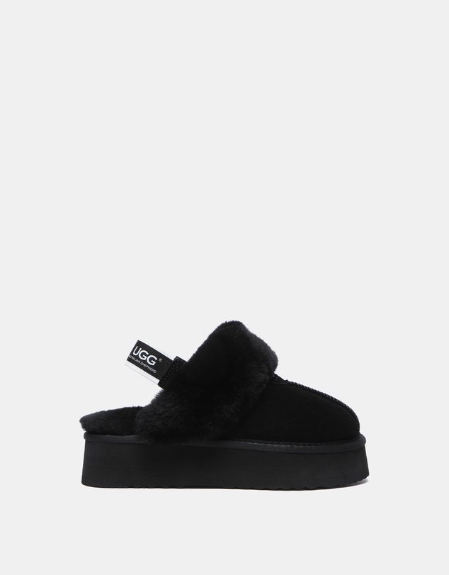 EVERAU - Australian Shepherd Ugg Waffle Platform Cow Suede Upper House Shoes