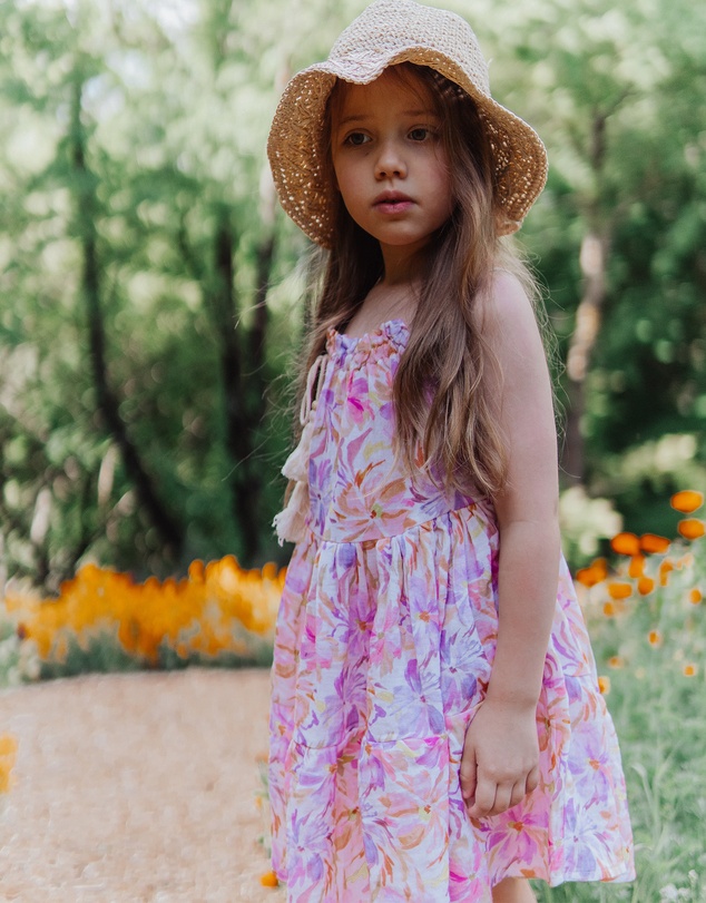 WITH LOVE FOR KIDS - Cotton Muslin Dress - Babies - Kids