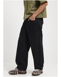 Black Noise White Rain - Raven Relaxed Jean