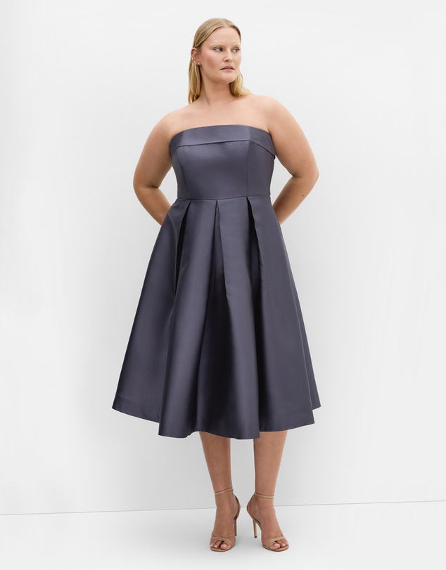City Chic - Tiffany Strapless Midi Dress