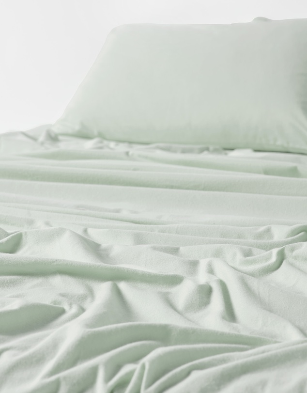 Linen House - Flannelette Plain-Dyed Sheet Set