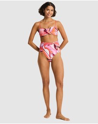 Sea Level Australia - Neon Wave Twist Bandeau