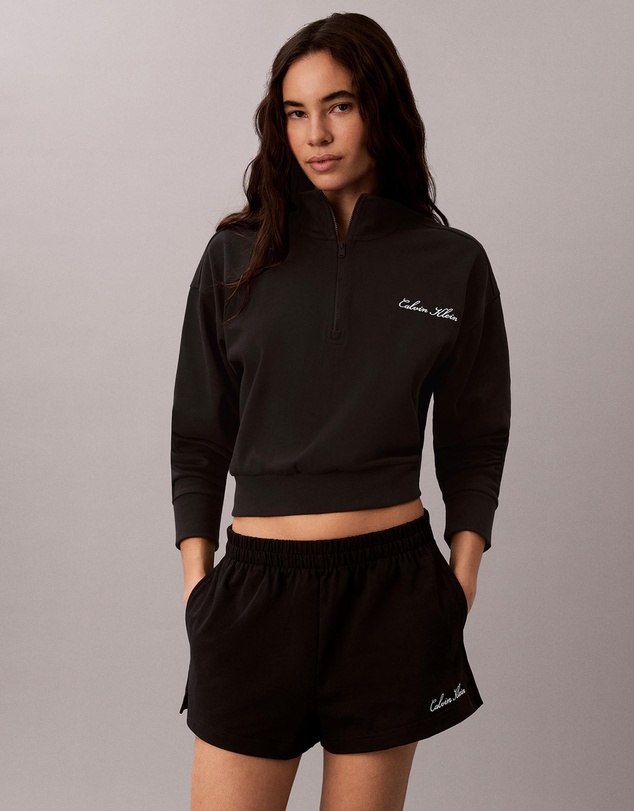 Calvin Klein - Logo Cotton Jersey Heavy Jersey Shorts