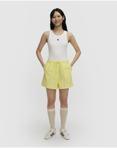 yellow, white