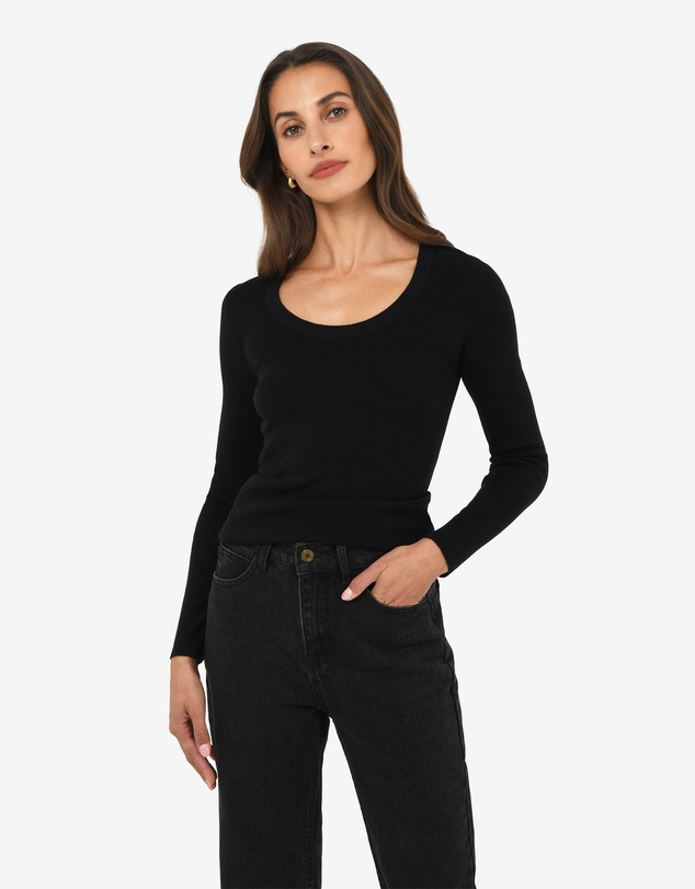 Forcast - Samira Scoop Neck Knit