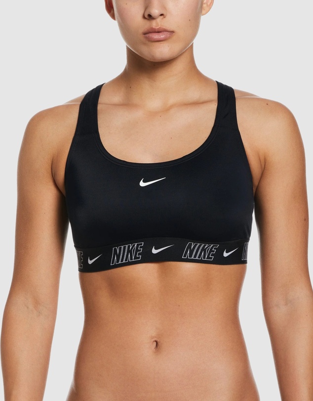 Nike - Fusion Logo Tape Racerback Bikini Top