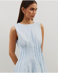 Atmos&Here - Anna Pintuck Shift Mini Dress