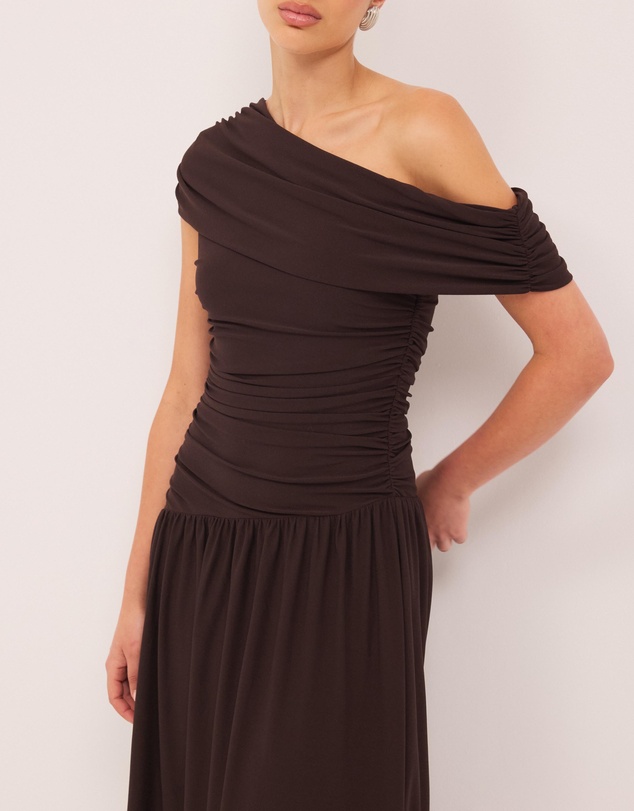 Calli - Aurelia Draped Jersey Maxi Dress