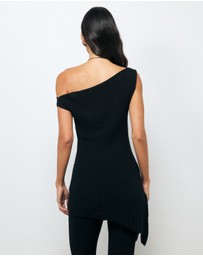 AERE - Ciela Textured Rib Knit Tunic