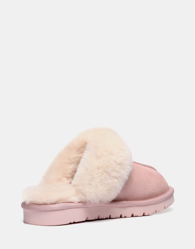 EVERAU - Australian Shepherd Ugg Muffin Slipper Cow Suede Upper House Shoes