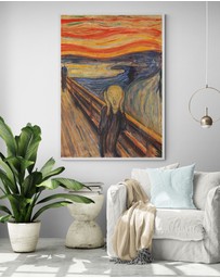 Inka Arthouse - Scream by Edvard Munch Art Print