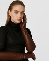 High Heel Jungle - Florence Lambskin Leather Opera Length Gloves