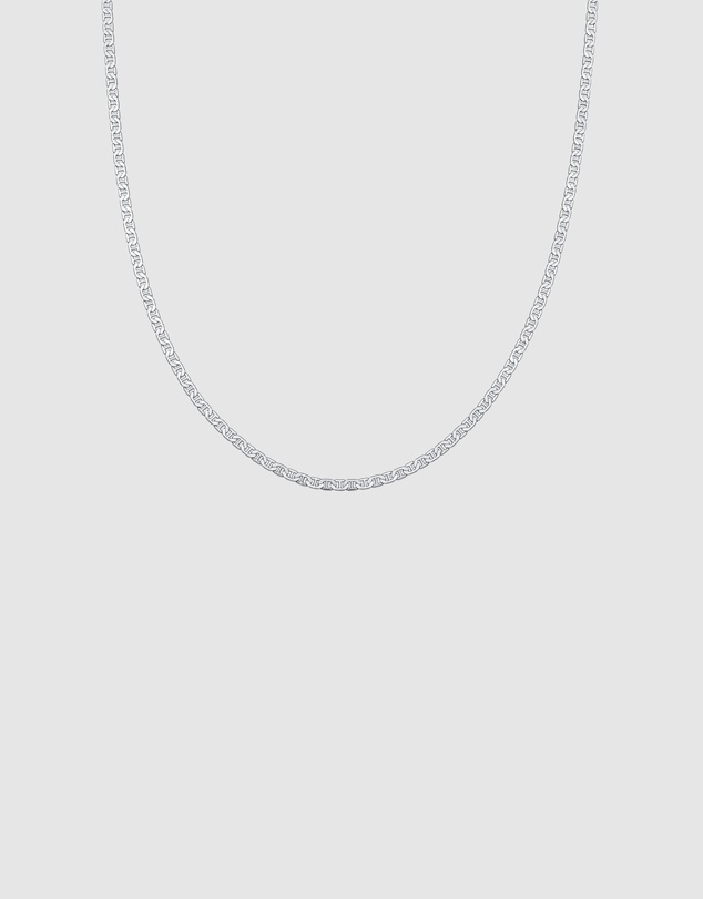 Elli Jewelry - Necklace Curb Modern Basic In 925 Sterling Silver