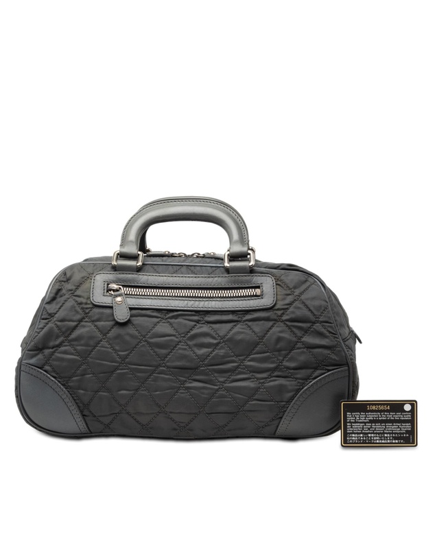 Pre-Loved by Azura Reborn - Pre-Loved Paris New York Quilted Nylon Duffle Handbag