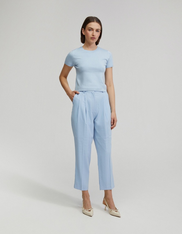 Oxford - Olivia Crop Knit Top