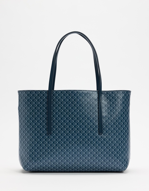 Calvin Klein - Emblem All Over Print Small Tote Bag
