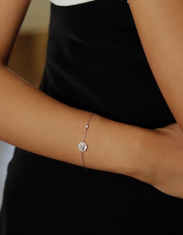 Ania Haie - Ania Haie Silver Star Mother-of-Pearl Bracelet