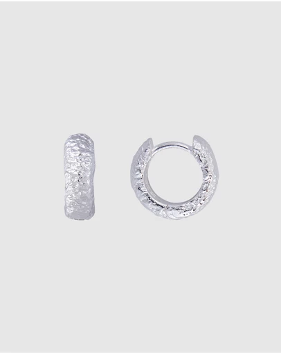 FAIRLEY - Antique Silver Huggies