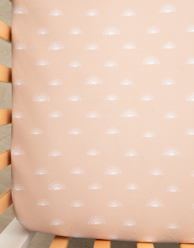 Living Textiles - 2 Pack Organic Cot Fitted Sheet - Bohemian Bliss