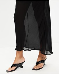 Third Form - Wisteria Sheer Bias Skirt