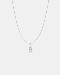 Ania Haie - Ania Haie Silver Letter B Initial Necklace