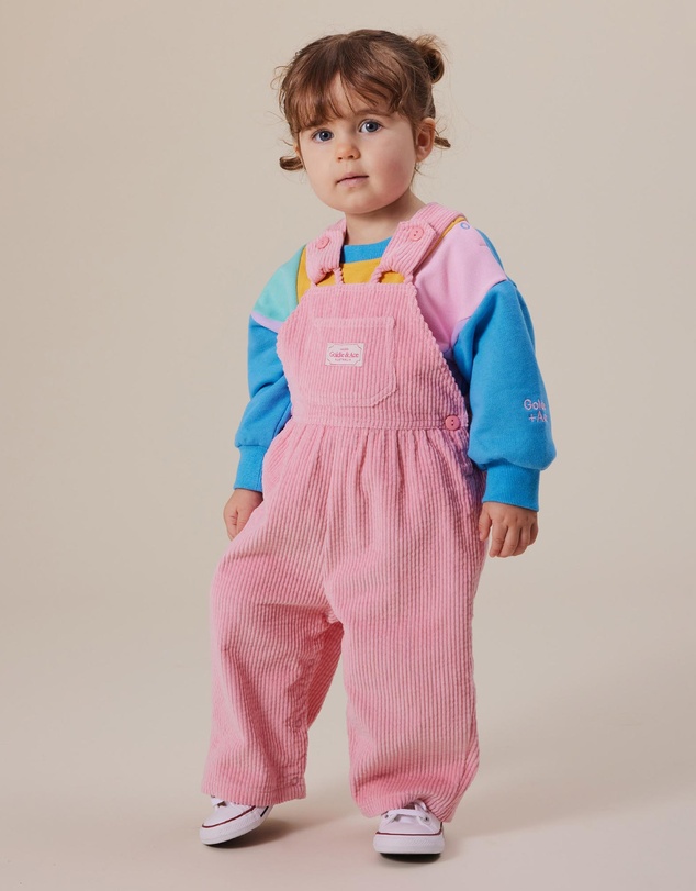 Goldie + Ace - Sammy Corduroy Overalls - Babies-Kids