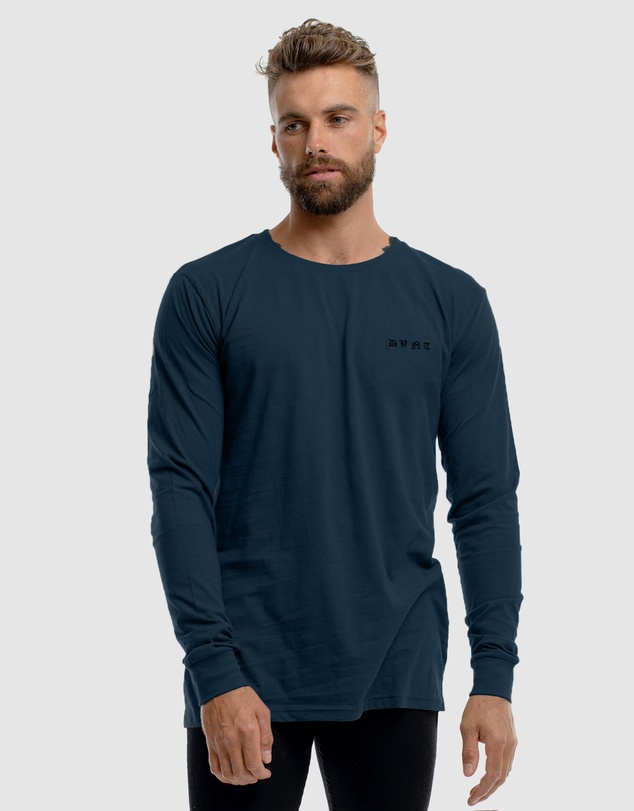 DVNT - Saxon Embroidery Long Sleeve Tee