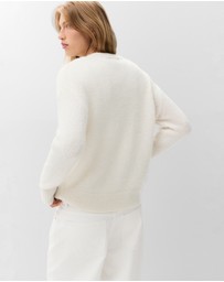 UNISON - Oversized Crew Neck Knit