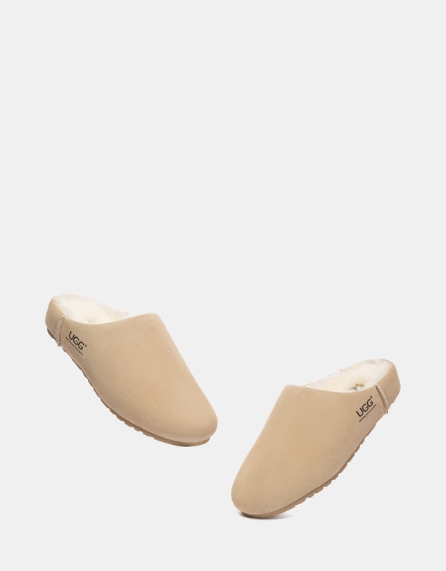 EVERAU - Australian Shepherd Ugg Somni Cow Suede Upper Loafer Oxfords Flats