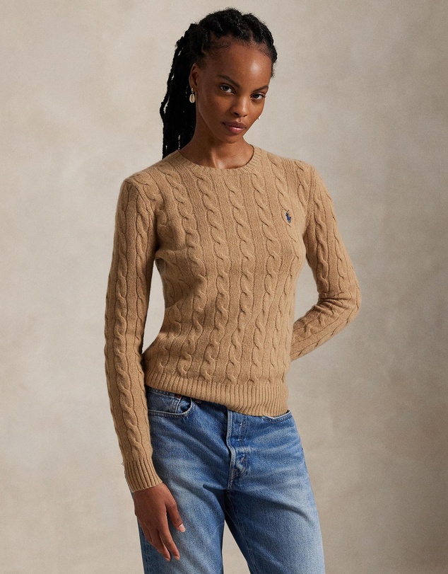 Polo Ralph Lauren - Cable Wool-Cashmere Crewneck Sweater