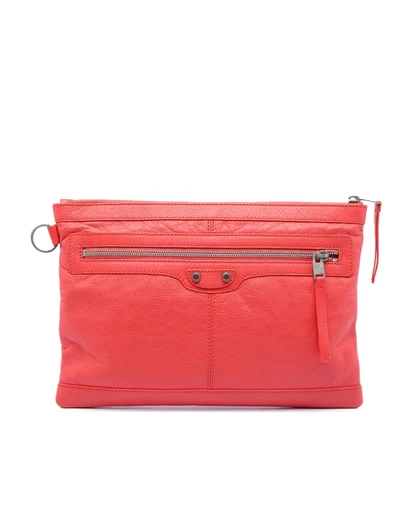 Pre-Loved by Azura Reborn - Pre-Loved Lambskin Motocross Classic Clip M Clutch