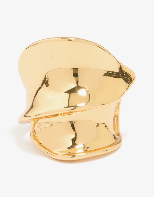 Lovisa - Gold Plated Statement Double Wrap Ring