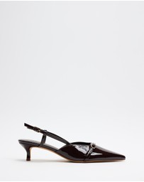 Dazie - Jane Pointed Toe Kitten Heels