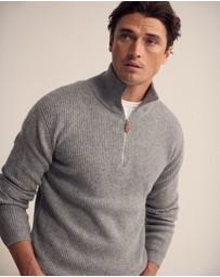 Oxford - Ryan Zip Neck Knit