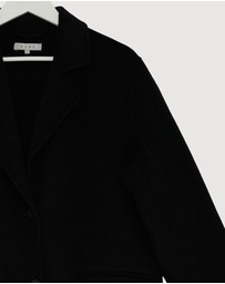 Revibe - Repaired AERE Orla Double Faced Wool Coat - AU 12