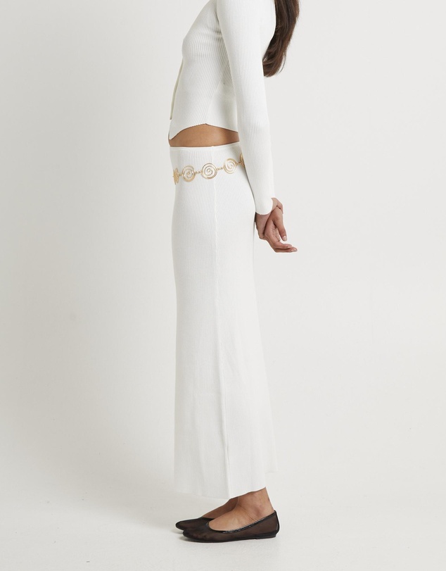 Subtitled - Kelse Knitted Maxi Skirt