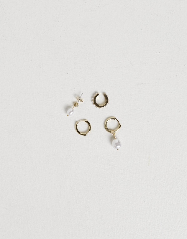 Studio - Statement Seeker Pearl Earring Pack