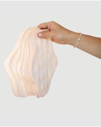 B Free Intimate Apparel - Ultra Thin Long Reusable Panty Liner With Wings - 10 Pack