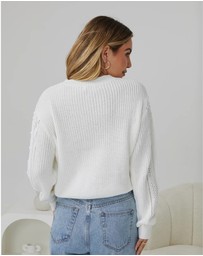 Esther & Co - Rheane Knit - White