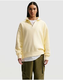 Nike - Sportswear Phoenix Fleece Oversized 1/4-Zip Long Sweatshirt
