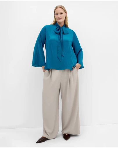 City Chic - Mahalia Neck Tie Top