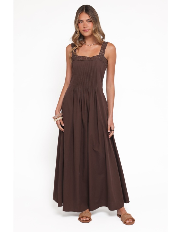 Petal & Pup - Alandra Maxi Dress - Brown