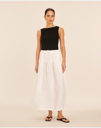 AERE - Cotton Boat Neck Tank