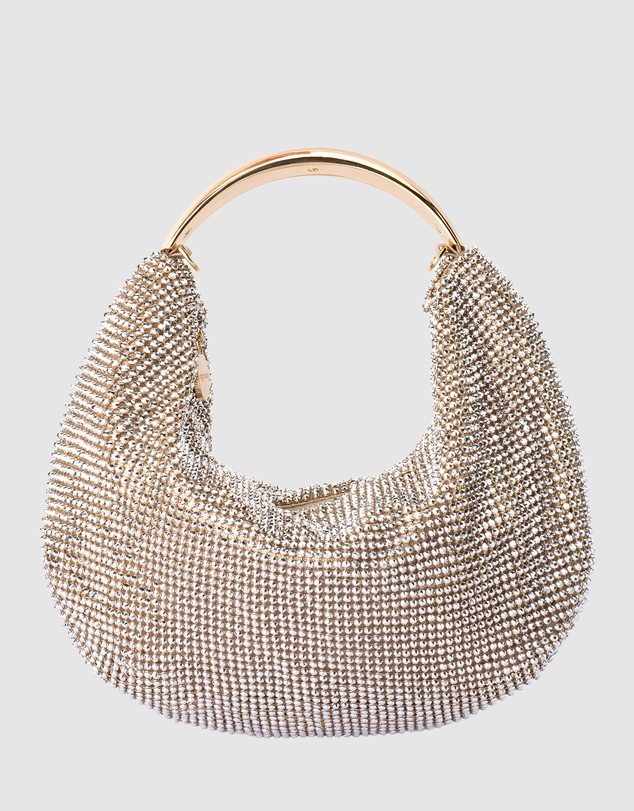 Olga Berg - Pixie Crystal Mesh Bag