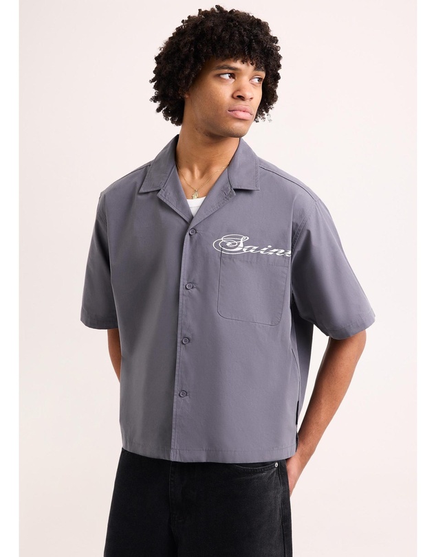 Black Noise White Rain - El Porter Short Sleeve Shirt