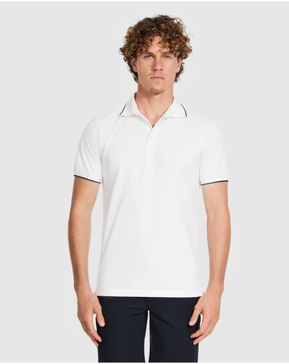 Tarocash - Byram Stripe Tech Polo